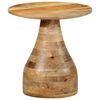 vidaXL Table d'appoint &Oslash;40x40 cm bois de manguier massif