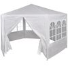 vidaXL Chapiteau avec 6 murs lat&eacute;raux blanc 2x2 m