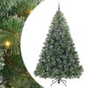 vidaXL Sapin de No&euml;l artificiel avec 300 LED Vert 240 cm PE et PVC