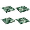 vidaXL Coussins de si&egrave;ge 4 pi&egrave;ces SOEST 4 pc 100 % polyester