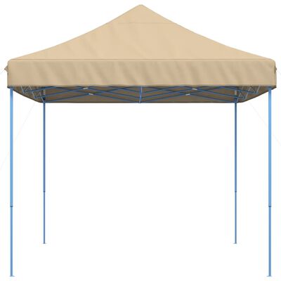 vidaXL Tente de réception pliable escamotable beige 440x292x315 cm