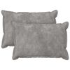 vidaXL Housse de coussin 2 pcs HOUTEN Gris clair 30 x 50 cm