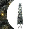 vidaXL Sapin de No&euml;l artificiel Vert 240 cm PVC, plastique et acier