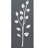 vidaXL Portant de bois chauffage anthracite 40x30x80 cm
