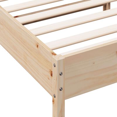 vidaXL Cadre de lit sans matelas 150x200 cm bois de pin massif