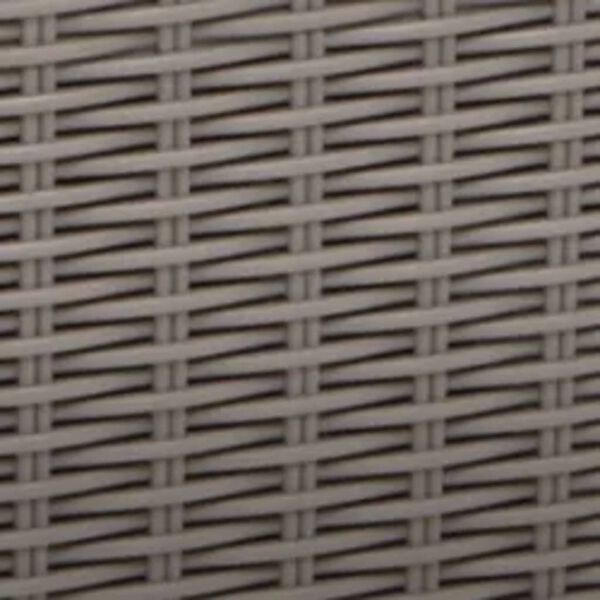 Allibert Chaises &agrave; d&icirc;ner de jardin 2 pcs Trenton Cappuccino