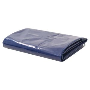 vidaXL B&acirc;che 650 g / m&sup2; 1,5 x 10 m Bleu