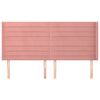 vidaXL T&ecirc;te de lit avec oreilles Rose 203x16x118/128 cm Velours