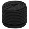 vidaXL Corde utilitaire polyvalente 18 mm 50 m Noir PP
