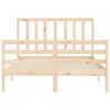 vidaXL Cadre de lit sans matelas 140x190 cm bois de pin massif