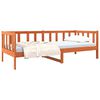 vidaXL Cadre de lit Cire marron 80 x 200 cm Bois de pin massif