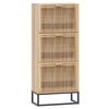 vidaXL Armoire &agrave; chaussures 52x25x120 cm bois d'ing&eacute;nierie