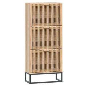 vidaXL Armoire &agrave; chaussures 52x25x120 cm bois d'ing&eacute;nierie