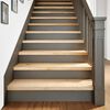 vidaXL Marches d'escalier 20 pcs non trait&eacute; bois de ch&ecirc;ne massif