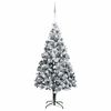 vidaXL Sapin de No&euml;l artificiel Blanc 180 cm PVC, Acier et Plastique