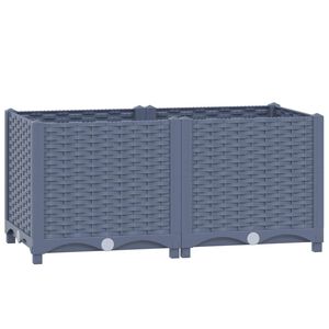 vidaXL Lit sur&eacute;lev&eacute; 80x40x38 cm Polypropyl&egrave;ne