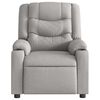 vidaXL Fauteuil inclinable &eacute;lectrique gris nuage tissu