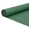 vidaXL Cl&ocirc;ture de jardin double face verte 1,8 x 3 m PVC