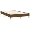 vidaXL Cadre de lit sans matelas marron fonc&eacute; 120x200 cm tissu