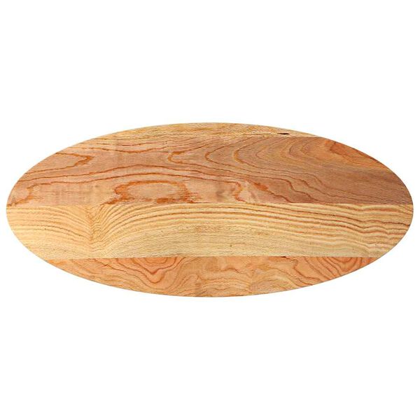 vidaXL Dessus de table 140x60x4 cm bois de ch&ecirc;ne massif ovale