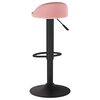 vidaXL Tabouret de bar Rose Velours