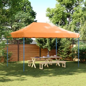 vidaXL Tente de r&eacute;ception pliable escamotable orange 440x292x315 cm