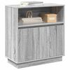 vidaXL Buffet LED Gris Sonoma 71 x 34,5 x 75 cm Bois d'ingénierie