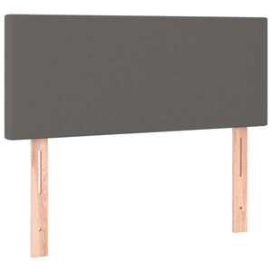 vidaXL T&ecirc;te de lit Gris 100x5x78/88 cm Similicuir