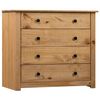 vidaXL Armoire lat&eacute;rale 80x40x73 cm Pin Assortiment Panama
