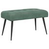 vidaXL Banc avec capitonnage bouton Vert Mer 80 x 40 x 46 cm Velours