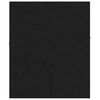 vidaXL Ensemble de meubles de salle de bain 2 pcs Noir Agglom&eacute;r&eacute;