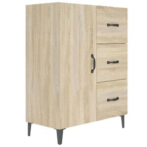 vidaXL Buffet ch&ecirc;ne sonoma 69,5x34x90 cm bois d'ing&eacute;nierie