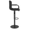vidaXL Tabourets de bar lot de 2 noir tissu