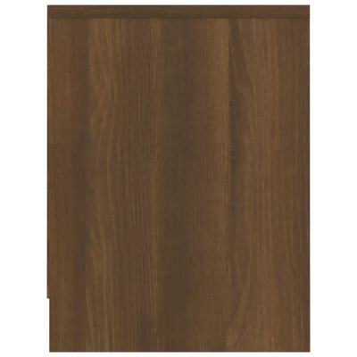 vidaXL Table de chevet Chêne marron 40x30x40 cm Bois d'ingénierie