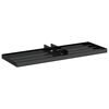 vidaXL Rateau de nivellement pour jardin Noir Acier enduit de poudre