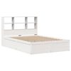 vidaXL Cadre de lit sans matelas blanc 120x190 cm bois de pin massif