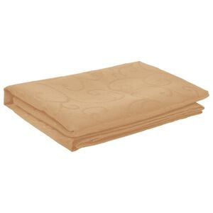 vidaXL Tissu de Table Rectangulaire Beige 110 x 140 cm