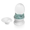 Baninni Pot de toilette avec son Pippe Vert et blanc
