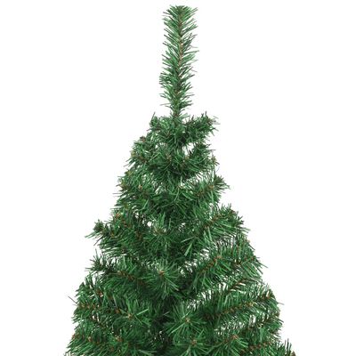 vidaXL Arbre de Noël artificiel avec branches épaisses vert 180 cm PVC