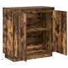 vidaXL Buffet LED Ch&ecirc;ne fum&eacute; 71 x 34,5 x 75 cm Bois d'ing&eacute;nierie