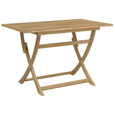 vidaXL Table pliable de jardin 120x70x75 cm bois d'acacia solide