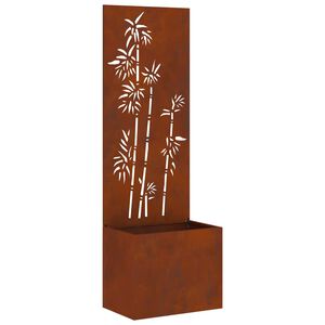 vidaXL &Eacute;cran de confidentialit&eacute; de jardin Rouill&eacute; 50 x 32 x 150 cm