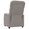 vidaXL Fauteuil inclinable Taupe Tissu