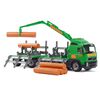 Polesie Camion de transport de bois remorque Volvo 78x19x25 cm 1450652