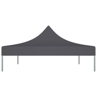 vidaXL Toit de tente de réception 4x3 m Anthracite 270 g/m²