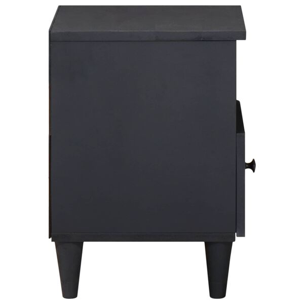 vidaXL Table de chevet Marron 40 x 33 x 46 cm Bois de mangue massif