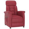 vidaXL Fauteuil de massage &eacute;lectrique Rouge bordeaux Similicuir