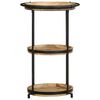 vidaXL Table d'appoint Ø55x83 cm bois de manguier massif