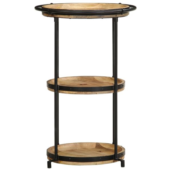 vidaXL Table d'appoint Ø55x83 cm bois de manguier massif