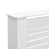 vidaXL Cache-radiateurs 2 pcs Blanc 172x19x81,5 cm MDF